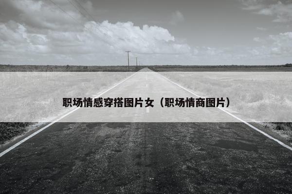 职场情感穿搭图片女（职场情商图片）