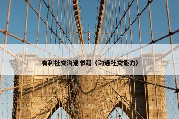 有利社交沟通书籍（沟通社交能力）