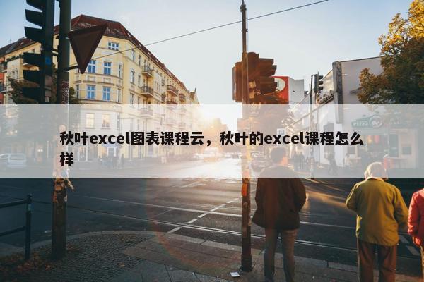 秋叶excel图表课程云，秋叶的excel课程怎么样