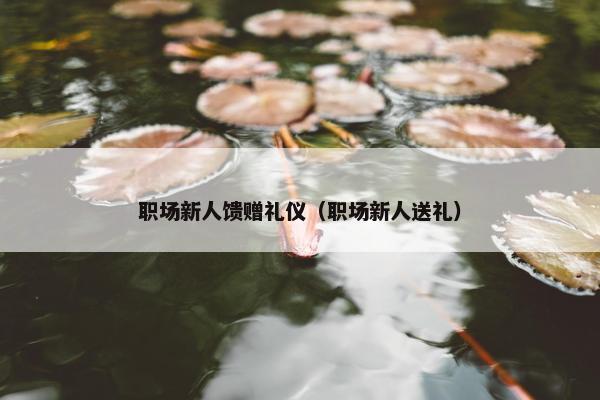 职场新人馈赠礼仪（职场新人送礼）