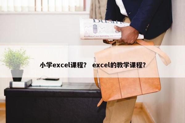 小学excel课程？ excel的教学课程？