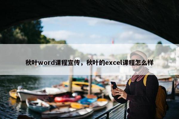 秋叶word课程宣传，秋叶的excel课程怎么样