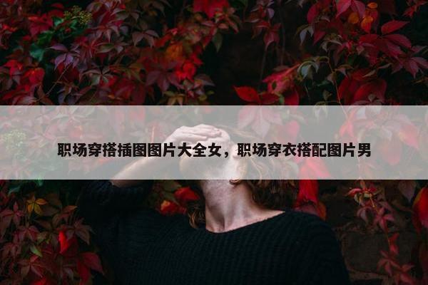 职场穿搭插图图片大全女，职场穿衣搭配图片男