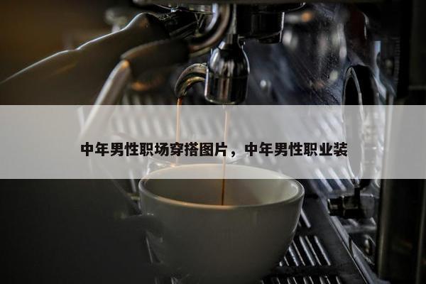 中年男性职场穿搭图片，中年男性职业装