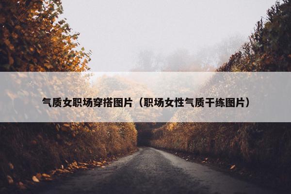 气质女职场穿搭图片（职场女性气质干练图片）