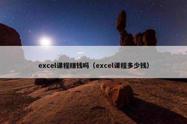 excel课程赚钱吗（excel课程多少钱）