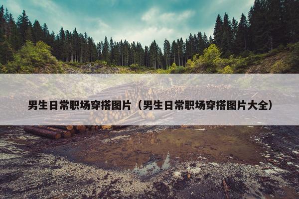 男生日常职场穿搭图片（男生日常职场穿搭图片大全）