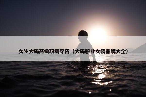 女生大码高级职场穿搭（大码职业女装品牌大全）
