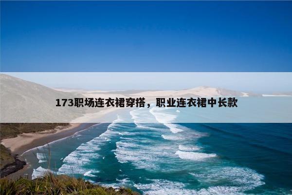 173职场连衣裙穿搭，职业连衣裙中长款