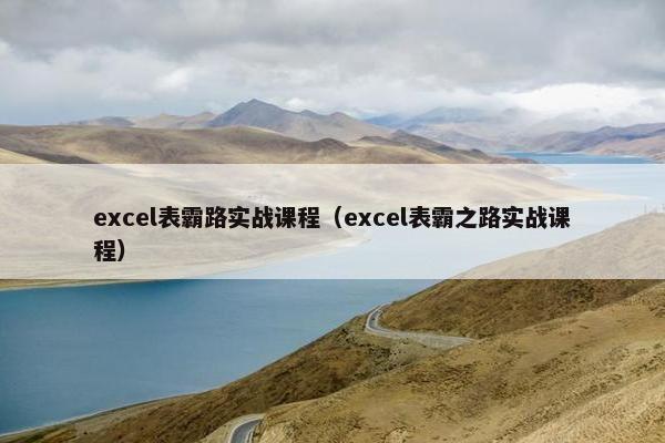 excel表霸路实战课程（excel表霸之路实战课程）