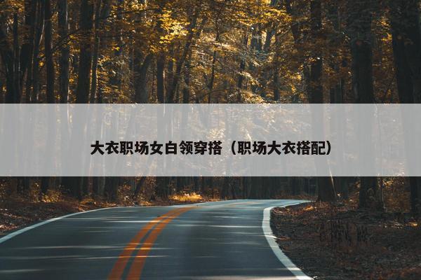 大衣职场女白领穿搭（职场大衣搭配）