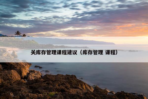 关库存管理课程建议（库存管理 课程）
