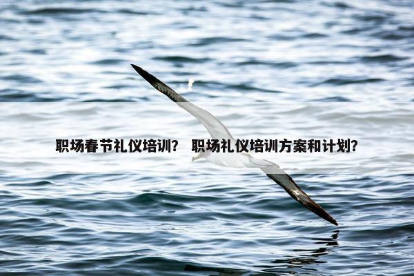 职场春节礼仪培训？ 职场礼仪培训方案和计划？