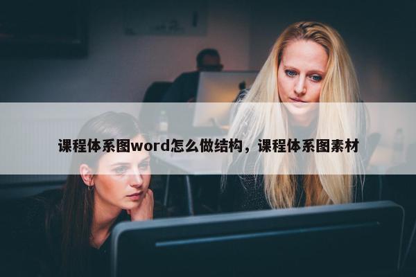 课程体系图word怎么做结构，课程体系图素材