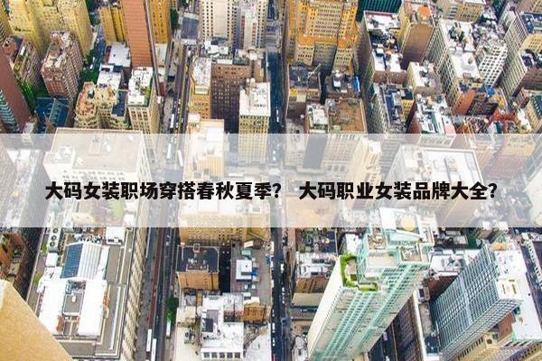 大码女装职场穿搭春秋夏季？ 大码职业女装品牌大全？