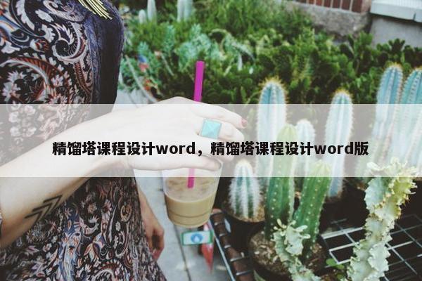 精馏塔课程设计word，精馏塔课程设计word版