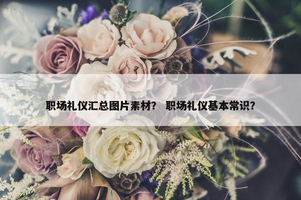 职场礼仪汇总图片素材？ 职场礼仪基本常识？