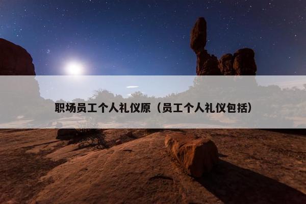 职场员工个人礼仪原（员工个人礼仪包括）