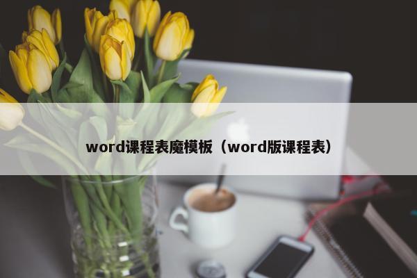 word课程表魔模板（word版课程表）