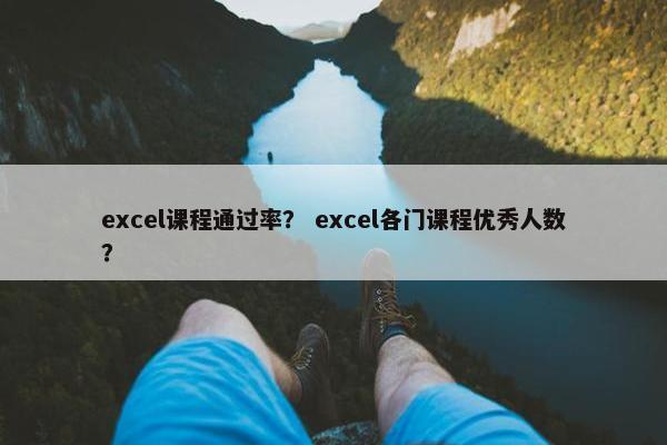 excel课程通过率？ excel各门课程优秀人数？