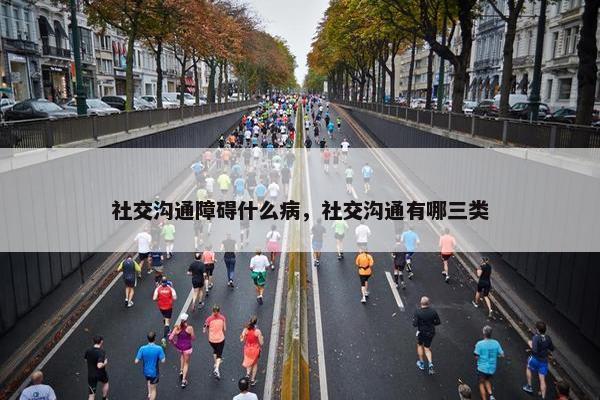 社交沟通障碍什么病，社交沟通有哪三类